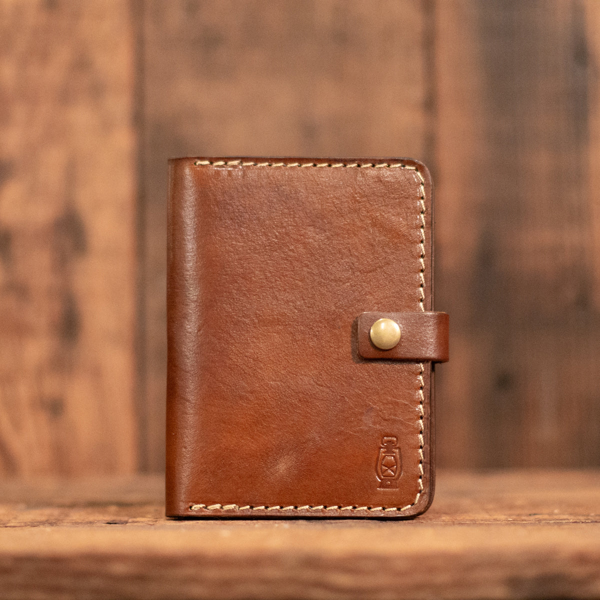 Maverick book by Dark Forest in Walnut Leather