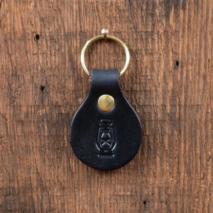 Key Fobs in Black Leather