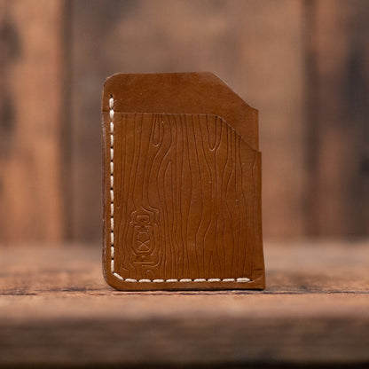 Woodgrain (Rustler) Wallet in Walnut by Dark Forest