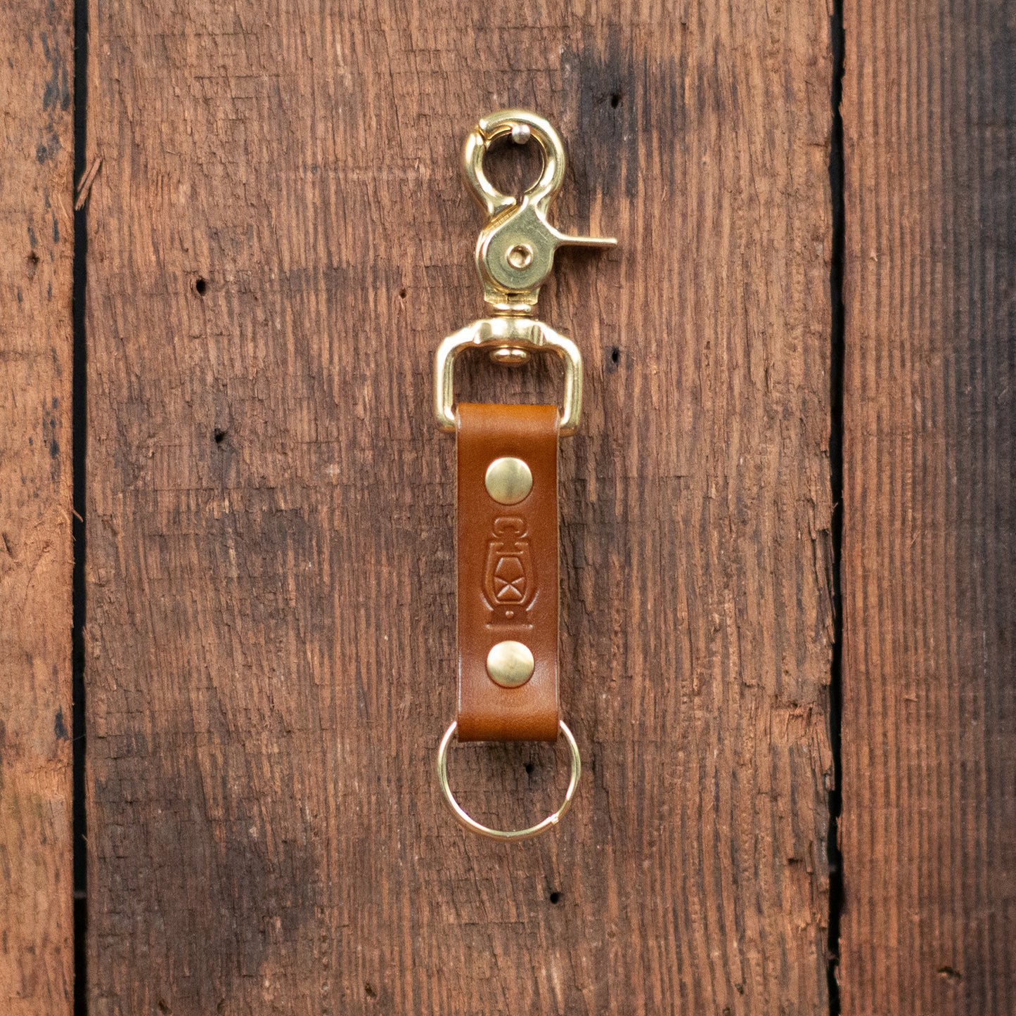 Lantern Lanyard in Walnut Leather