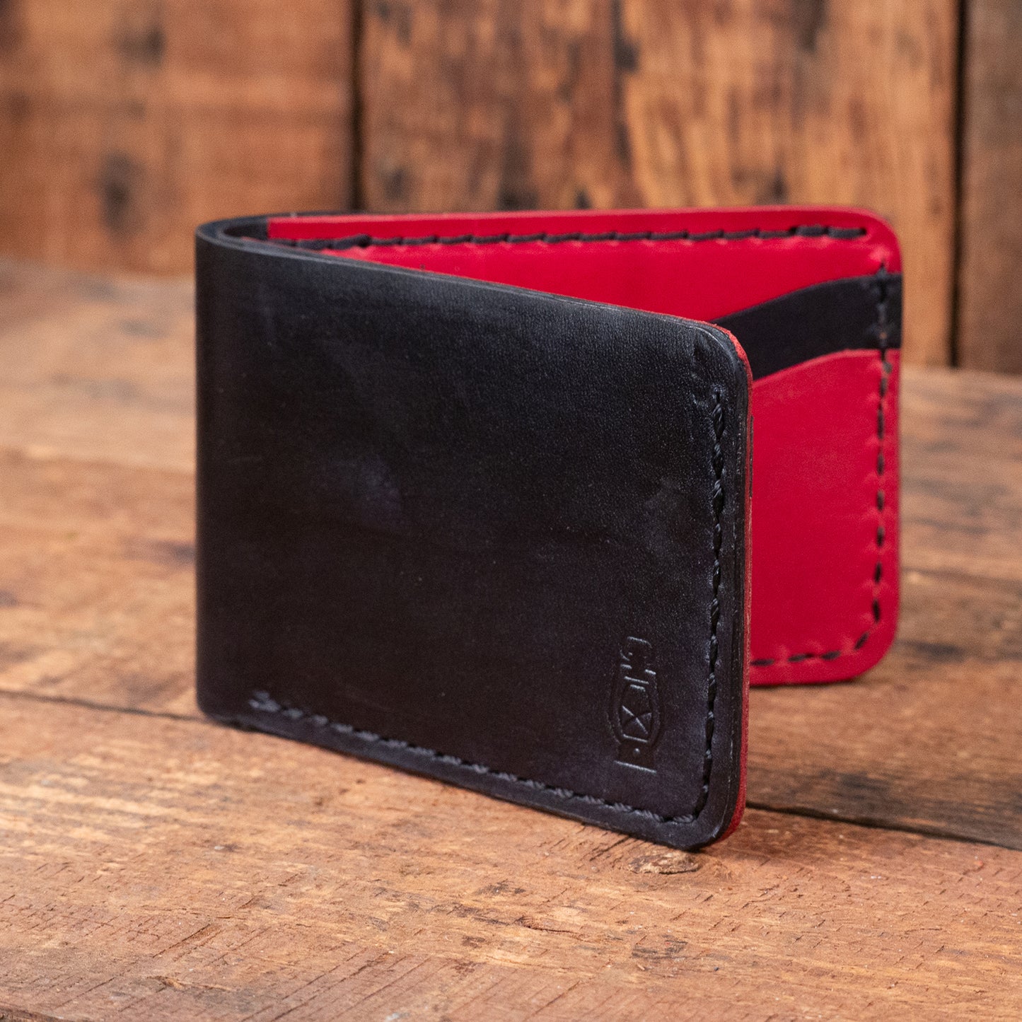 Wrangler Two Tone in Red / Black Leather by Dark Forest