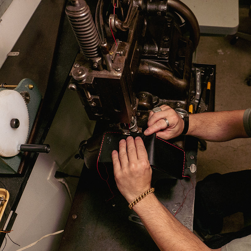 View the creative process of how your leather wallet is made by Dark Forest